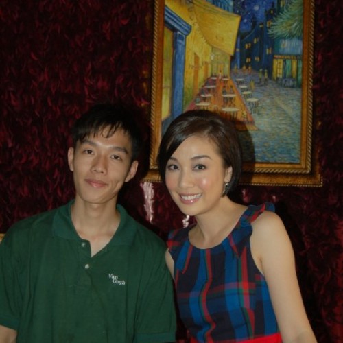 2010/08/04 江美儀 Mei Yee Kong visited Van Gogh Kitchen